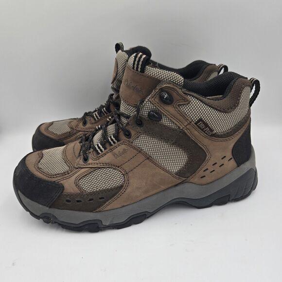 Cabela\'s Men\'s Waterproof Hiking Boots Dry Plus Brown Suede Size 10.5 EE Wide Cabelas Dry Plus Boots Mens size 11 D Brown Leather  main image 3